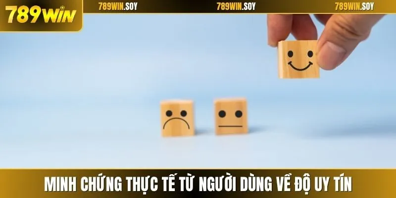 Minh chứng thực tế từ người dùng về độ uy tín